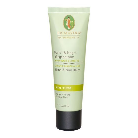 Primavera Hand & Nagelpflegebalsam Ingwer-Limette