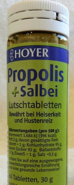 Propolis & Salbei Lutschtabletten