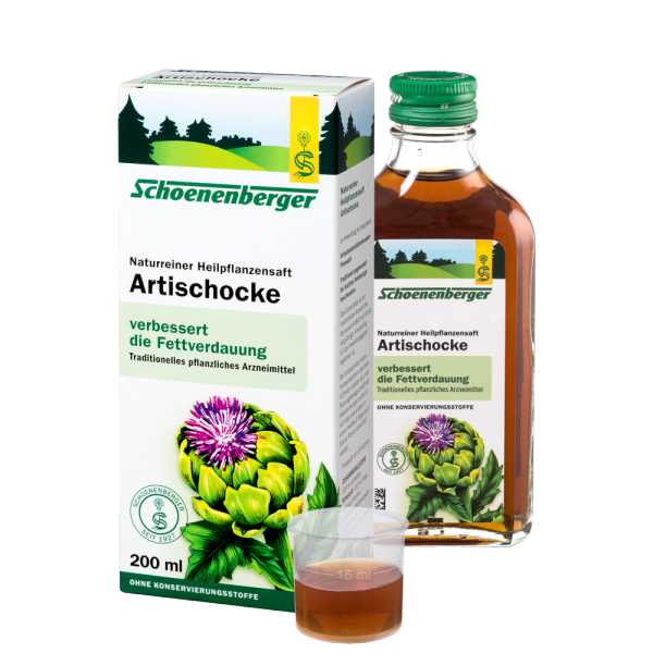 Naturreiner Heilpflanzensaft Artischocke