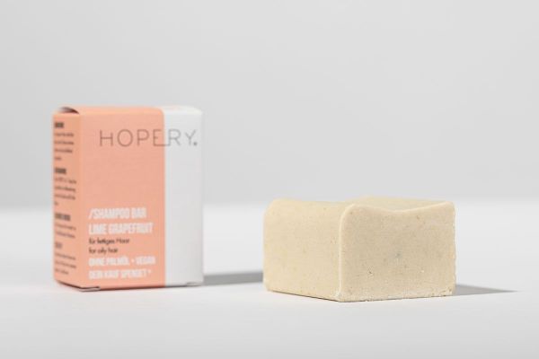 Hopery Festes Shampoo Lime Grapefruit für fettiges Haar