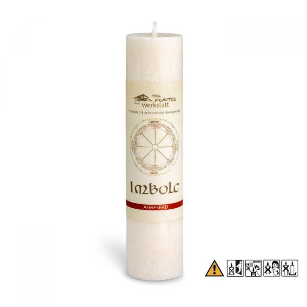 Allgäuer Kräuter Werkstatt Imbolc Heilkräuterkerze
