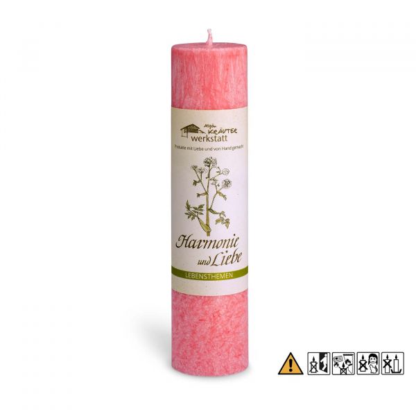 Allgäuer Kräuter Werkstatt Harmonie und Liebe Heilkräuterkerze