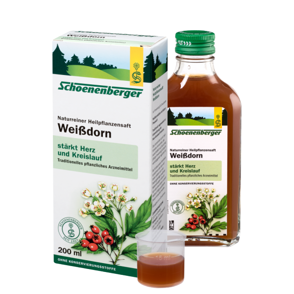 Naturreiner Heilpflanzensaft Weißdorn