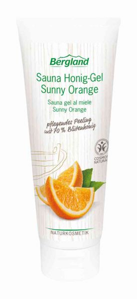 Bergland Sauna Honig-Gel Sunny Orange
