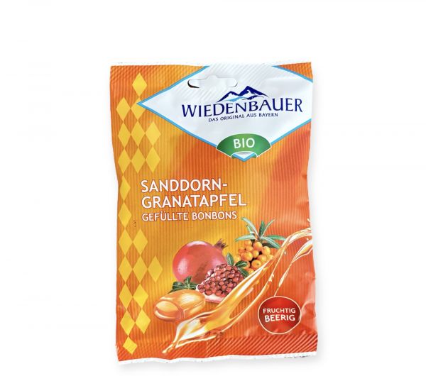 Wiedenbauer Sanddorn-Granatapfel -gefüllte Bonbons-