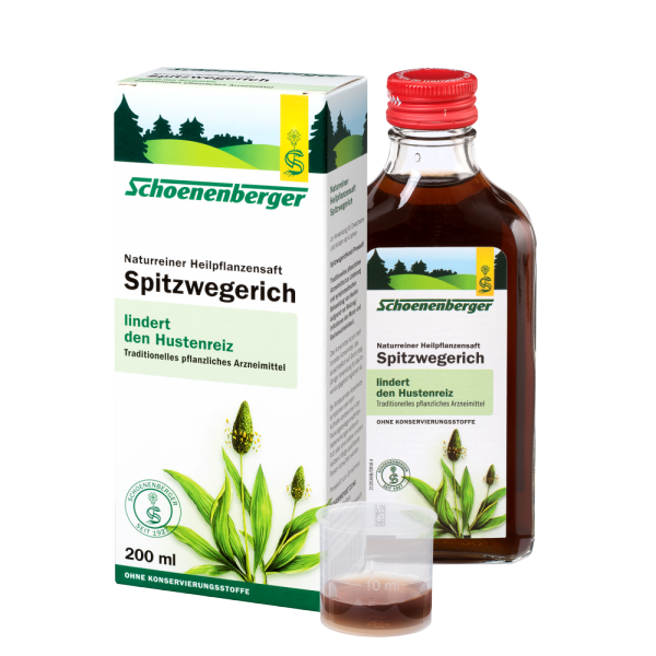 Naturreiner Heilpflanzensaft Spitzwegerich