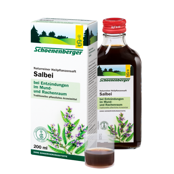 Naturreiner Heilpflanzensaft Salbei