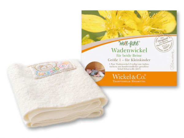 Wickel & Co Woll-fühl Wadenwickel für Kinder