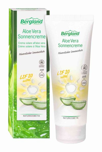Bergland Aloe Vera Sonnencreme LSF 20